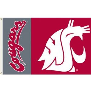 Washington State Cougars Flag NWT